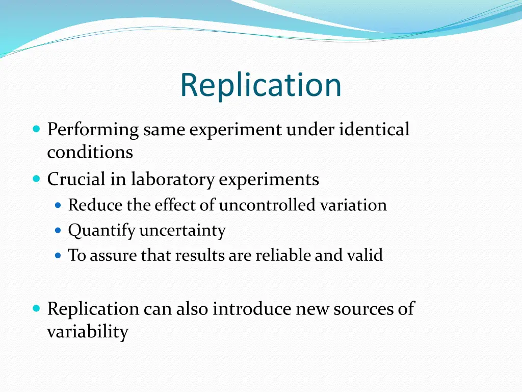 replication