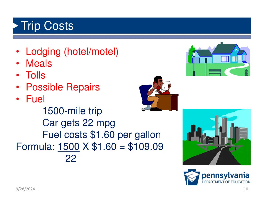 trip costs