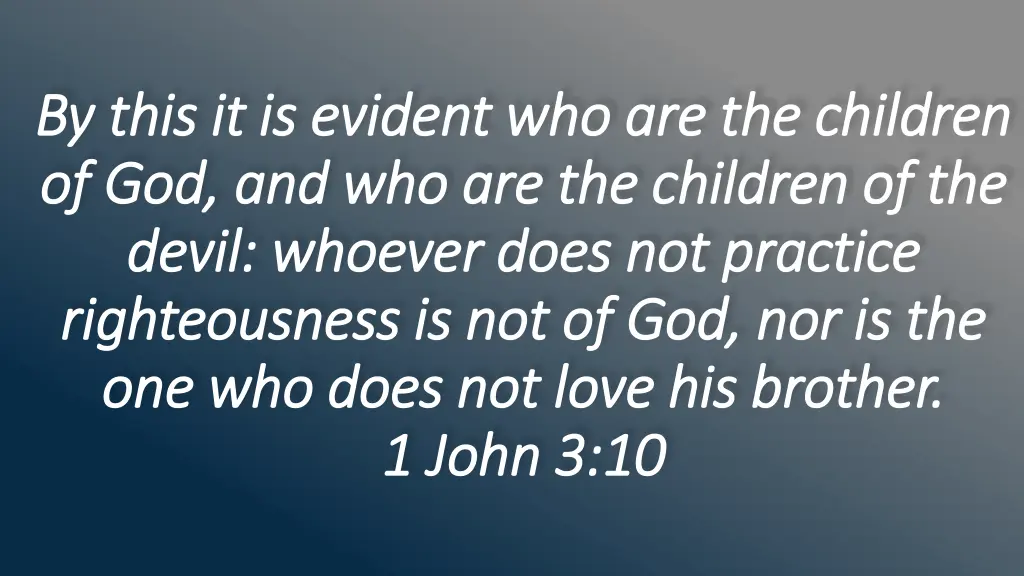 by this it is evident who are the children