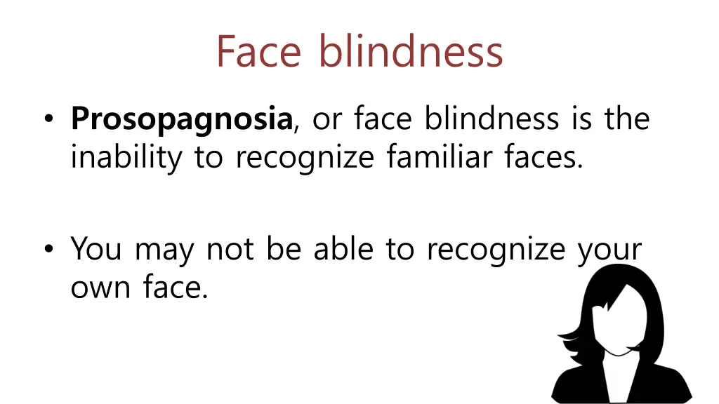 face blindness 1