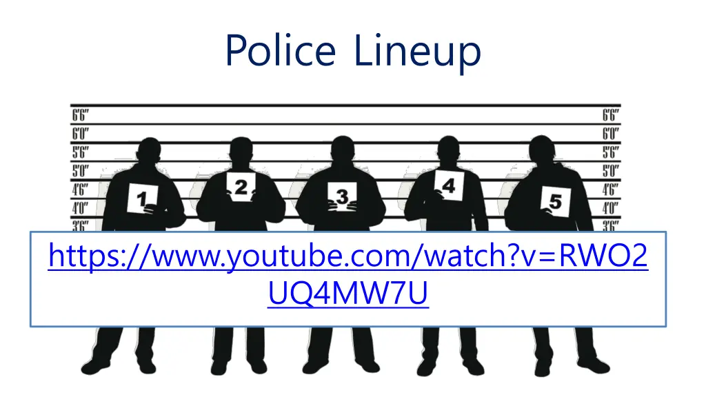 police lineup