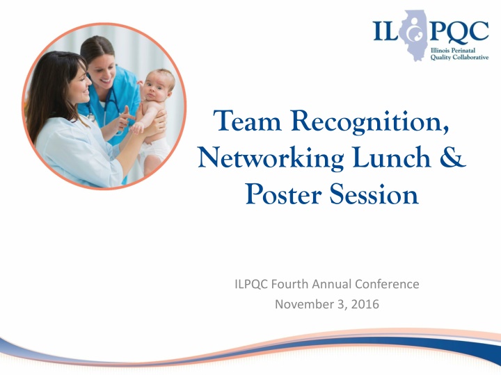 team recognition networking lunch poster session