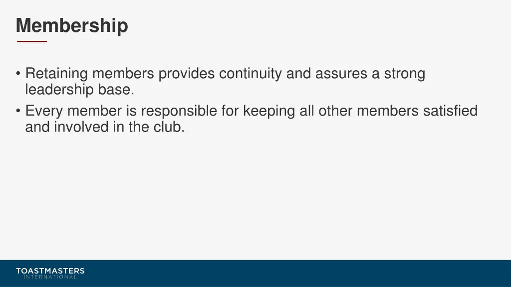 membership 1