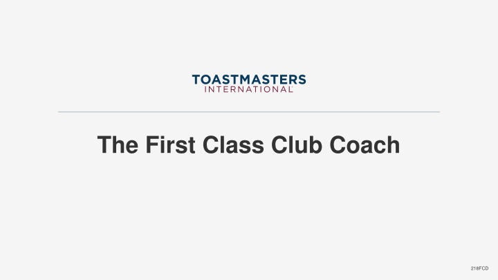 the first class club coach