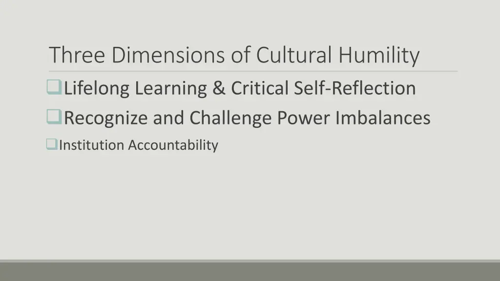 three dimensions of cultural humility lifelong