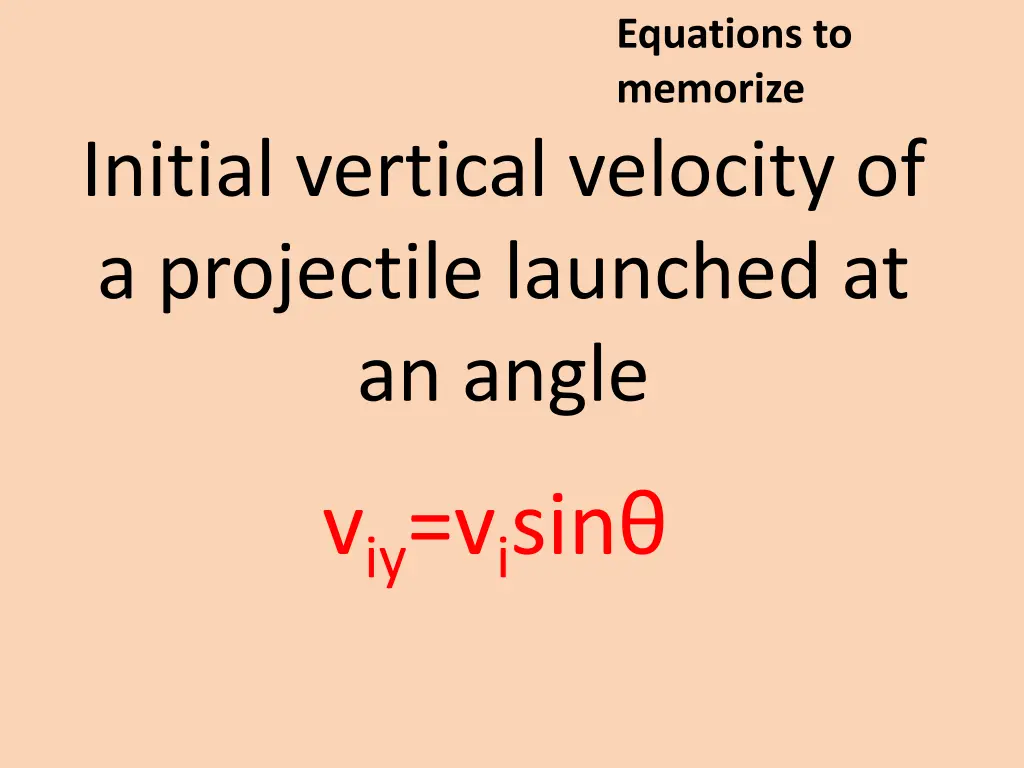 equations to memorize 5