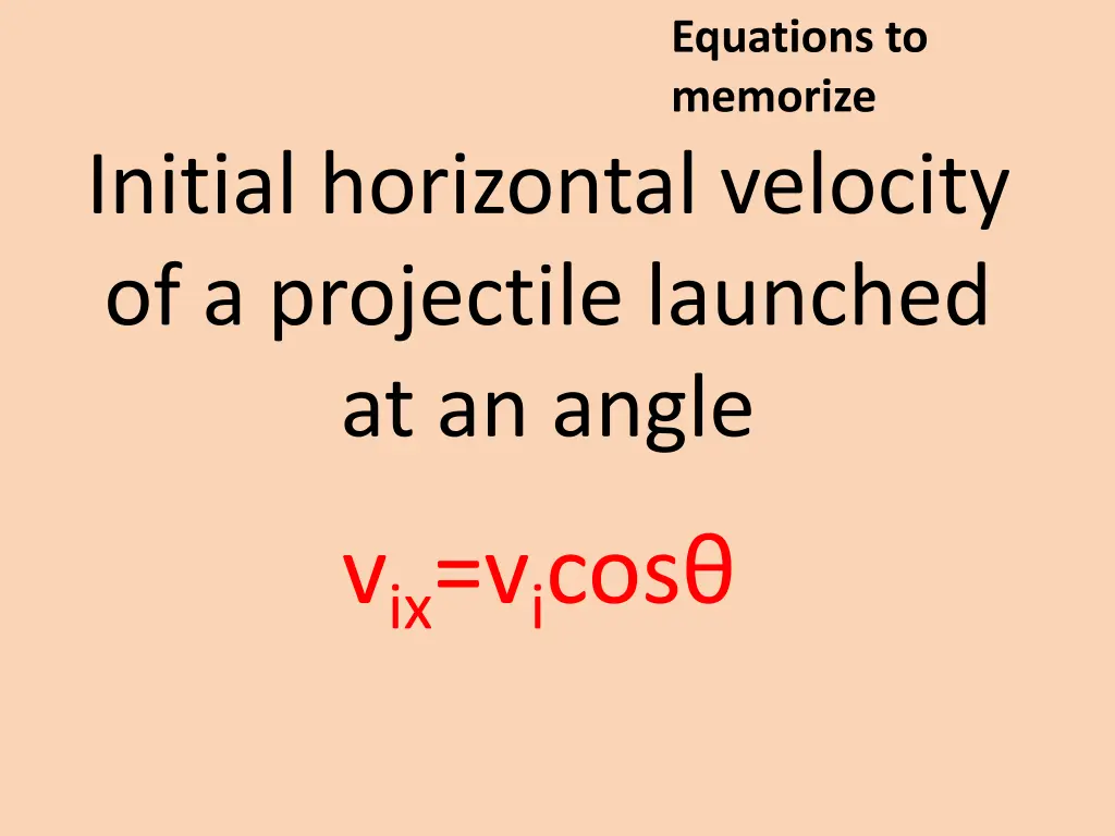 equations to memorize 6