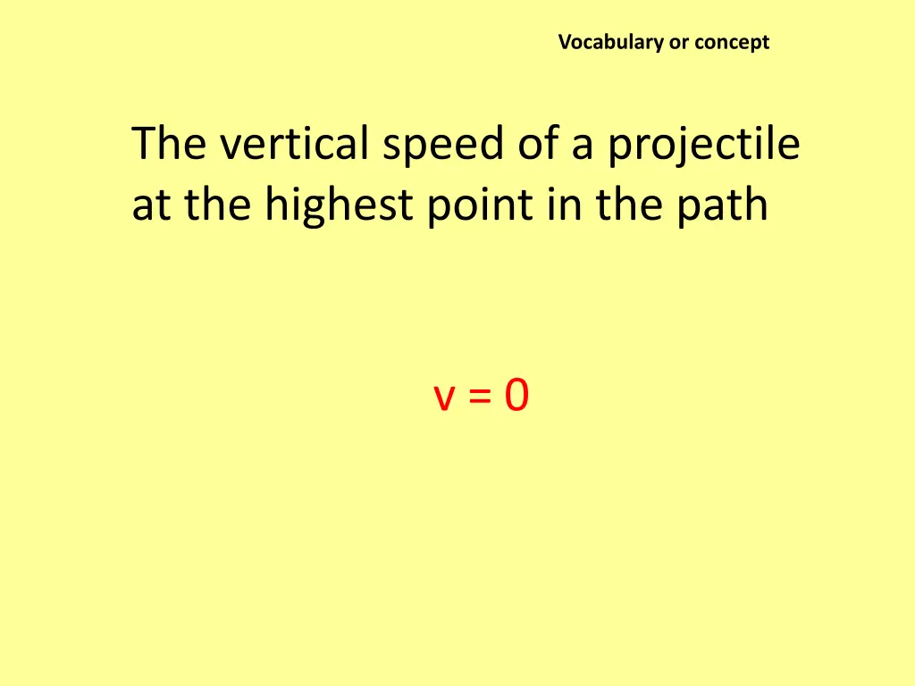 vocabulary or concept 1