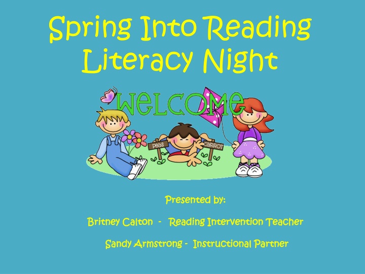 spring into reading literacy night