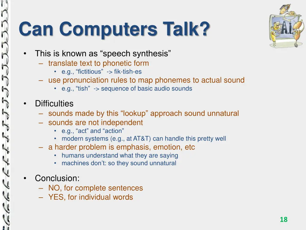 can computers talk