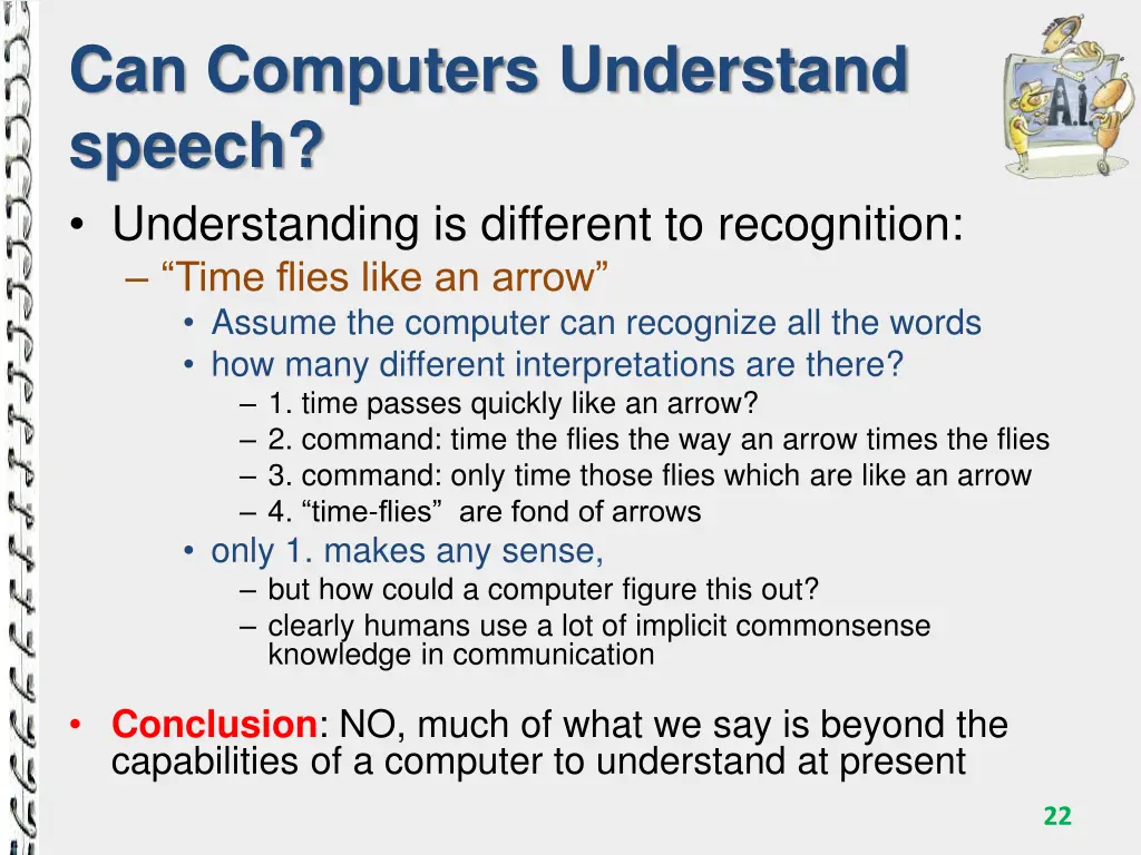 can computers understand speech understanding 1