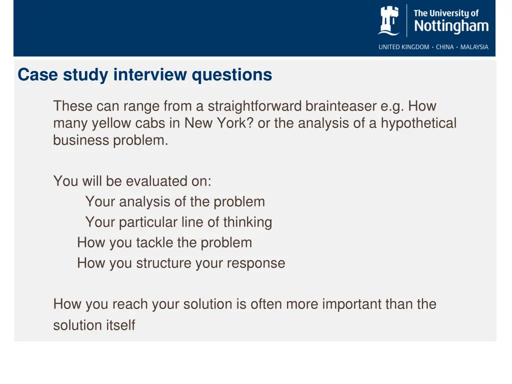 case study interview questions