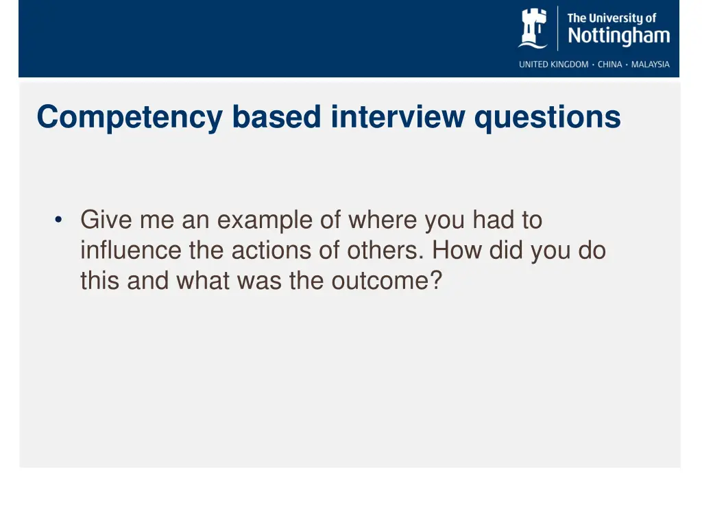 competency based interview questions 1