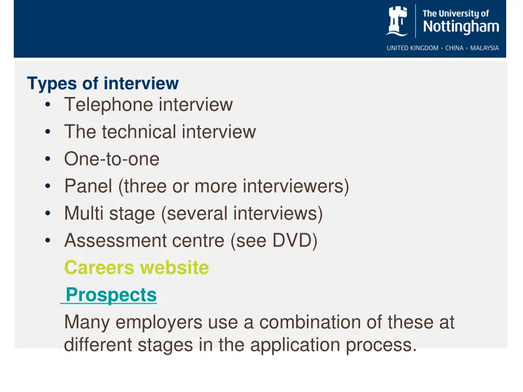 types of interview telephone interview