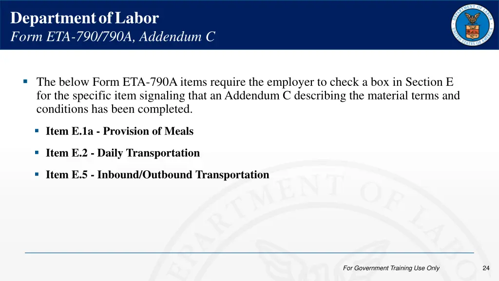 department of labor form eta 790 790a addendum c 3