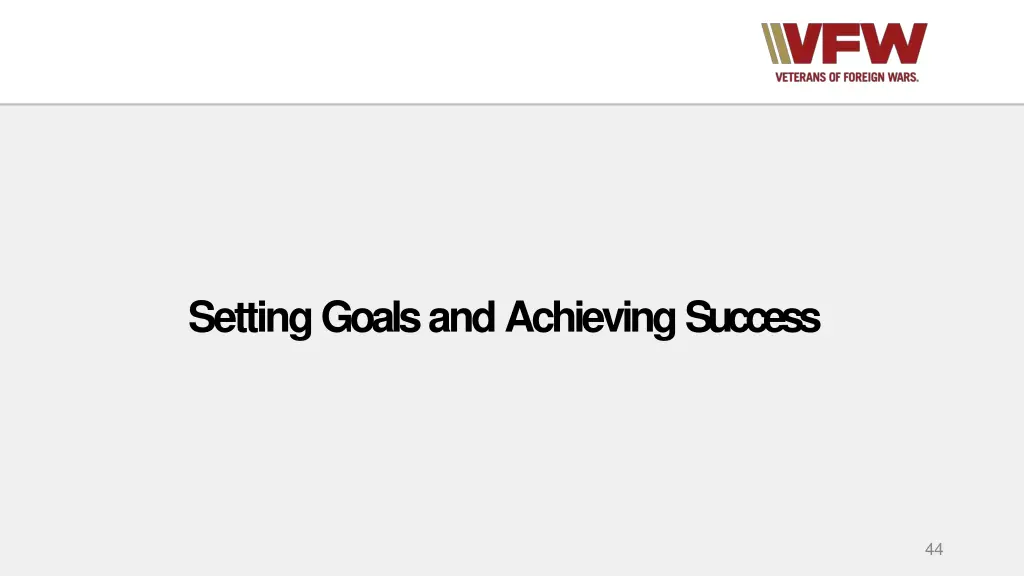 setting goals and achieving success