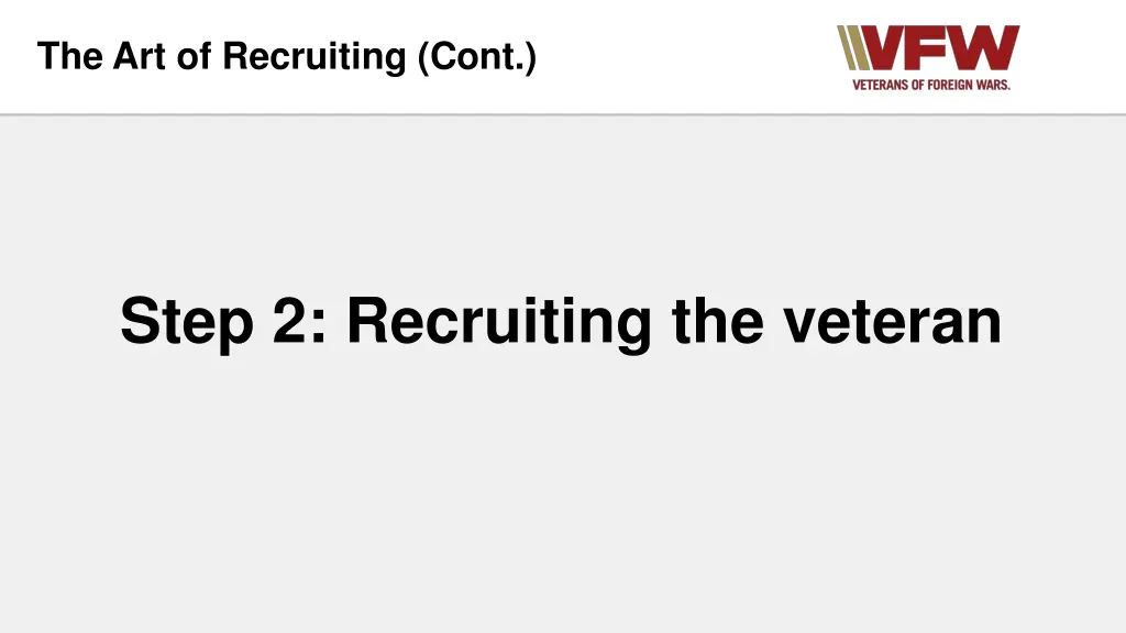 the art of recruiting cont 4