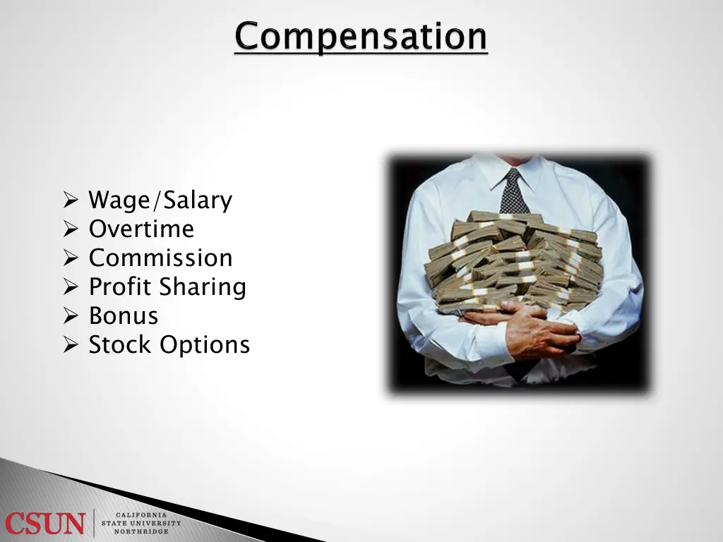 wage salary overtime commission profit sharing