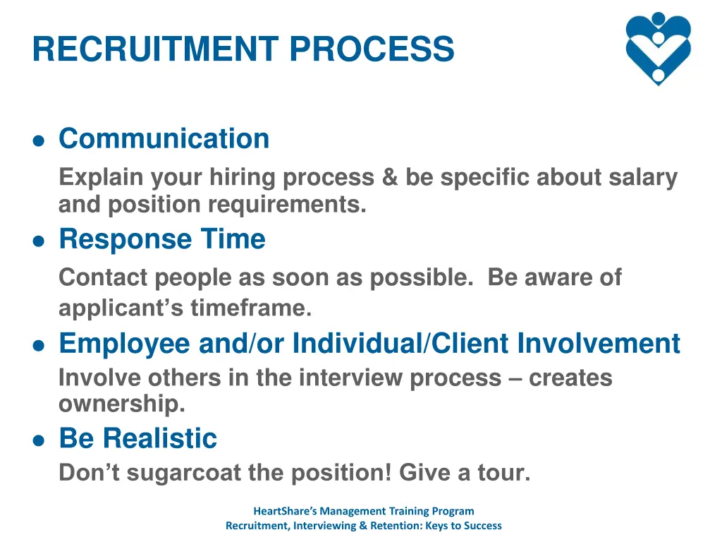 recruitment process