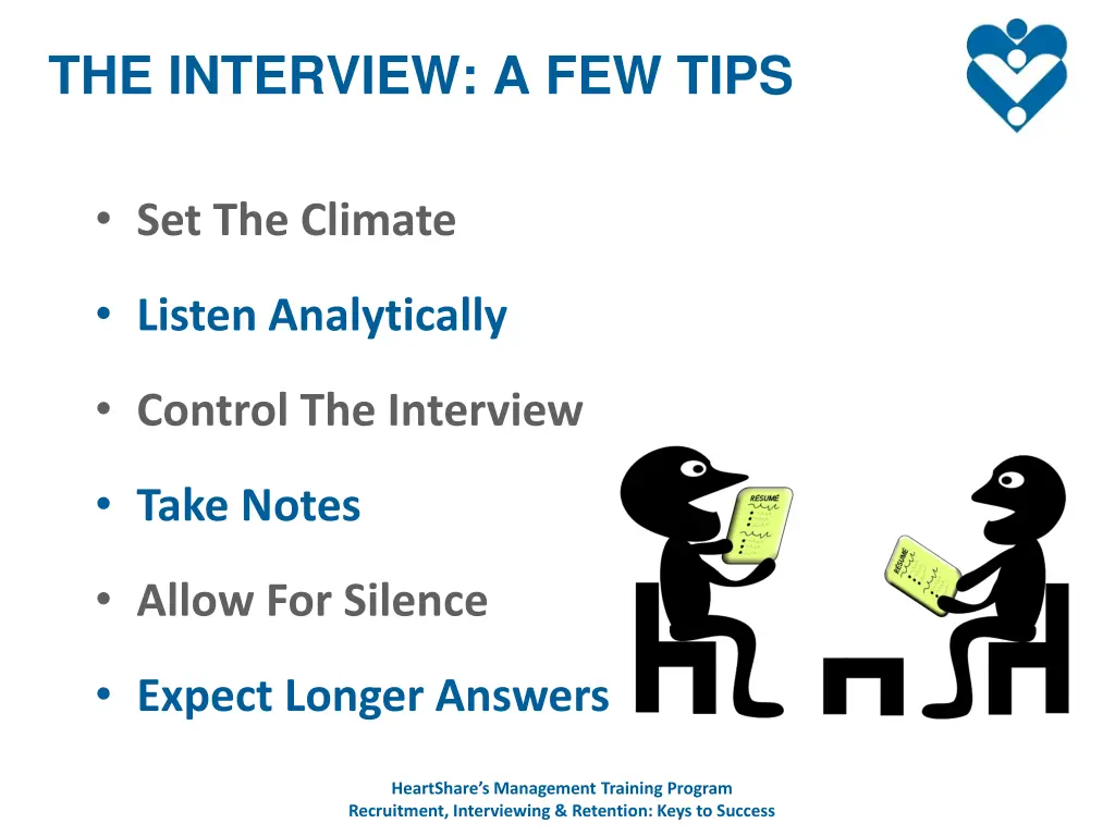 the interview a few tips