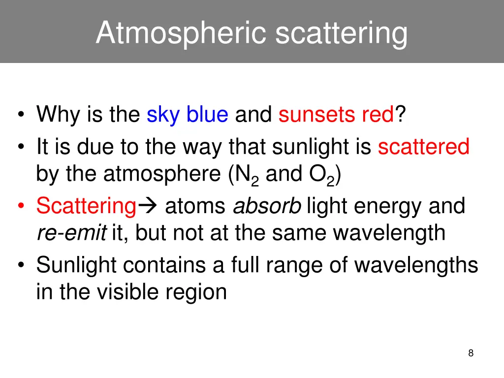 atmospheric scattering