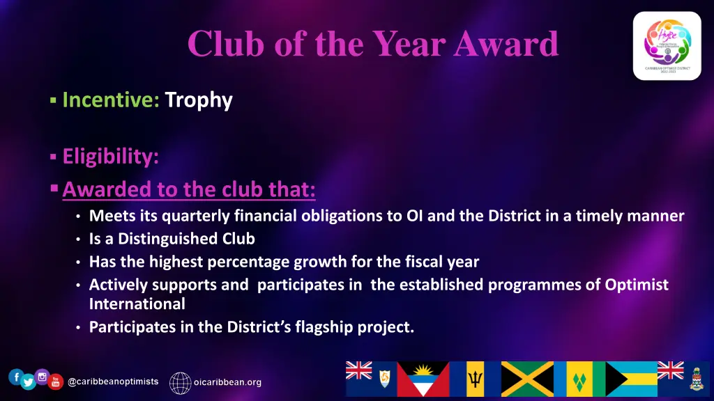 club of the year award