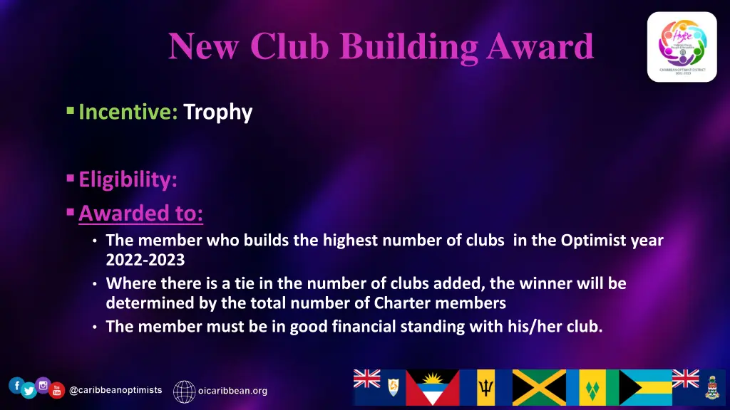 new club building award