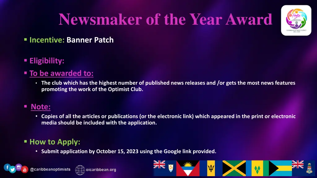 newsmaker of the year award