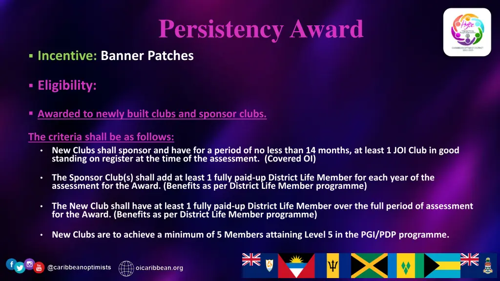 persistency award 1