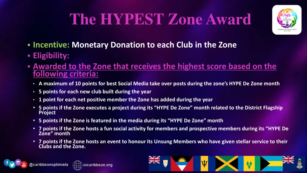 the hypest zone award