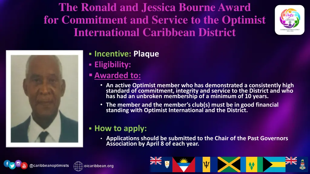 the ronald and jessica bourne award