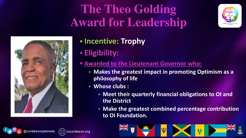 the theo golding award for leadership 1