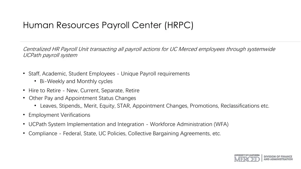 human resources payroll center hrpc