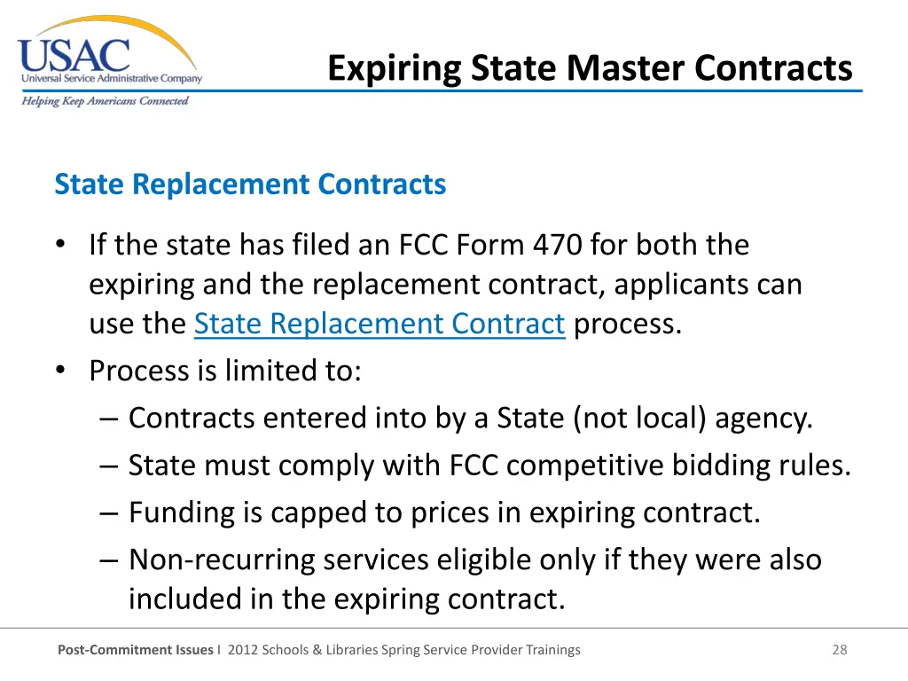 expiring state master contracts 1