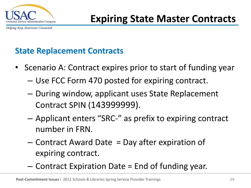 expiring state master contracts 2