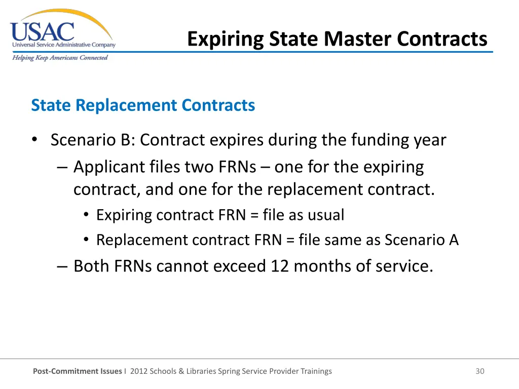 expiring state master contracts 3