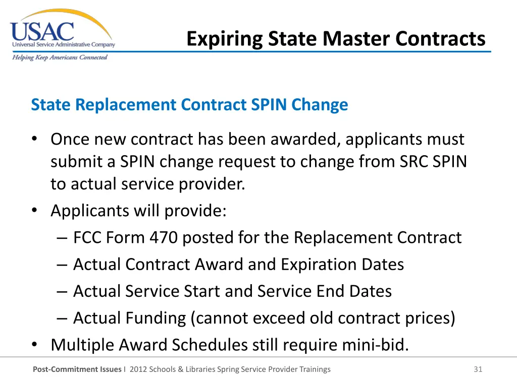 expiring state master contracts 4