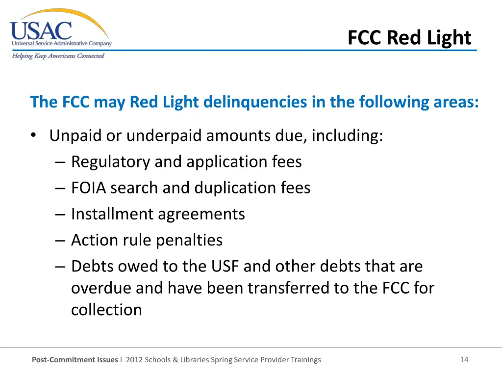 fcc red light