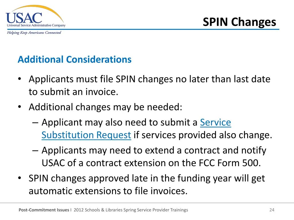 spin changes 5