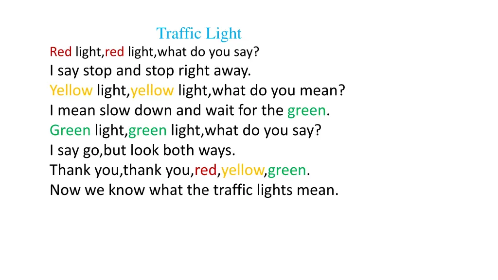 traffic light