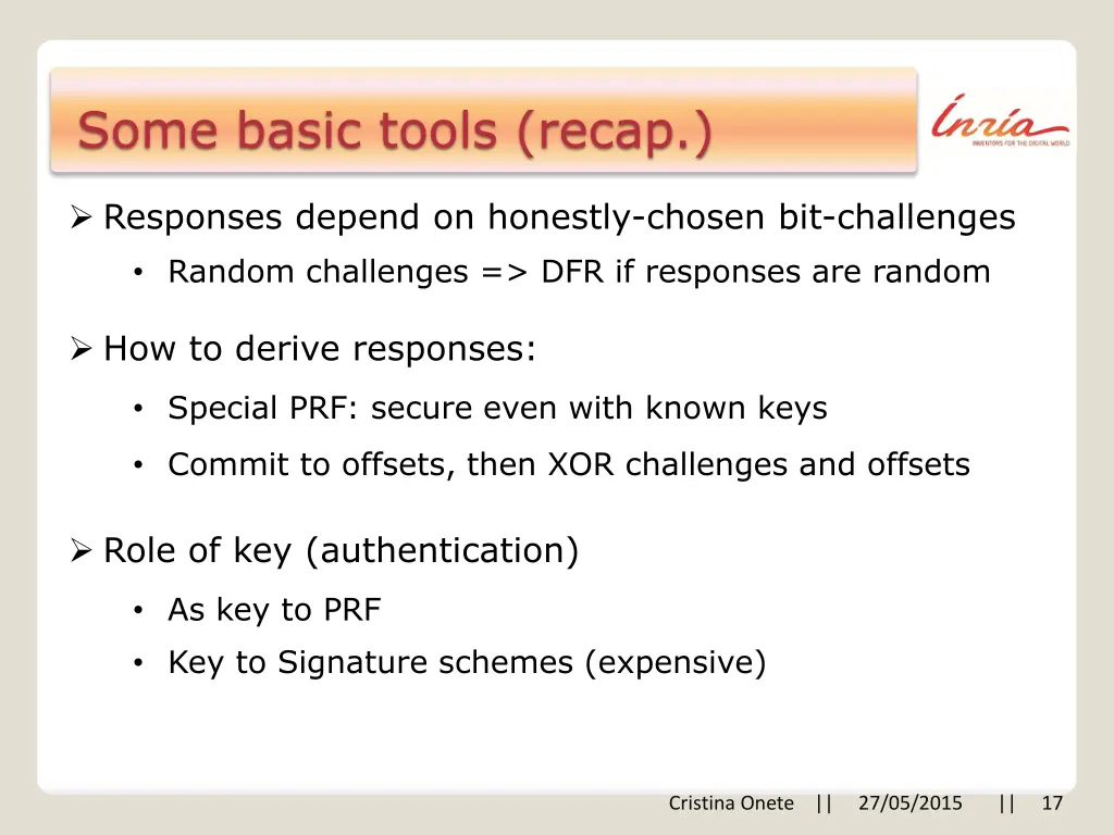 some basic tools recap