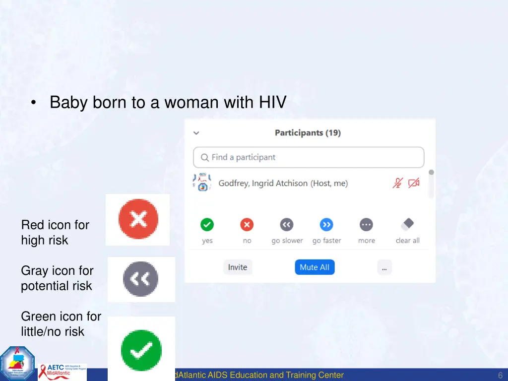 baby born to a woman with hiv