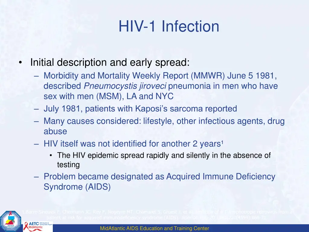 hiv 1 infection