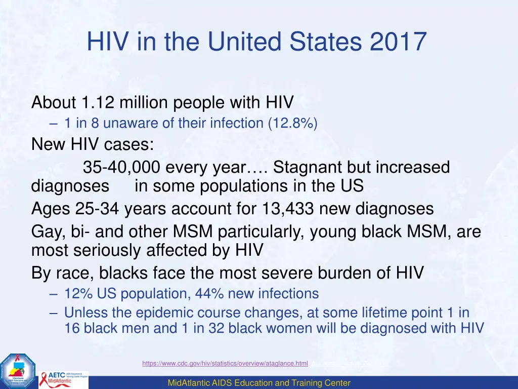 hiv in the united states 2017