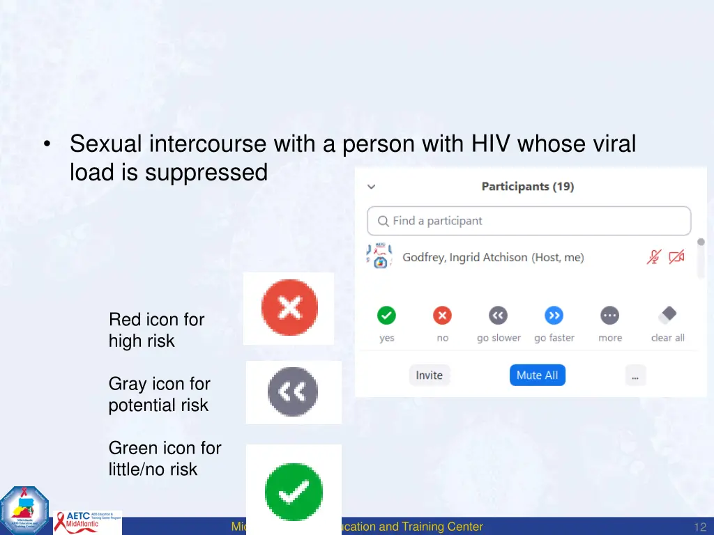 sexual intercourse with a person with hiv whose