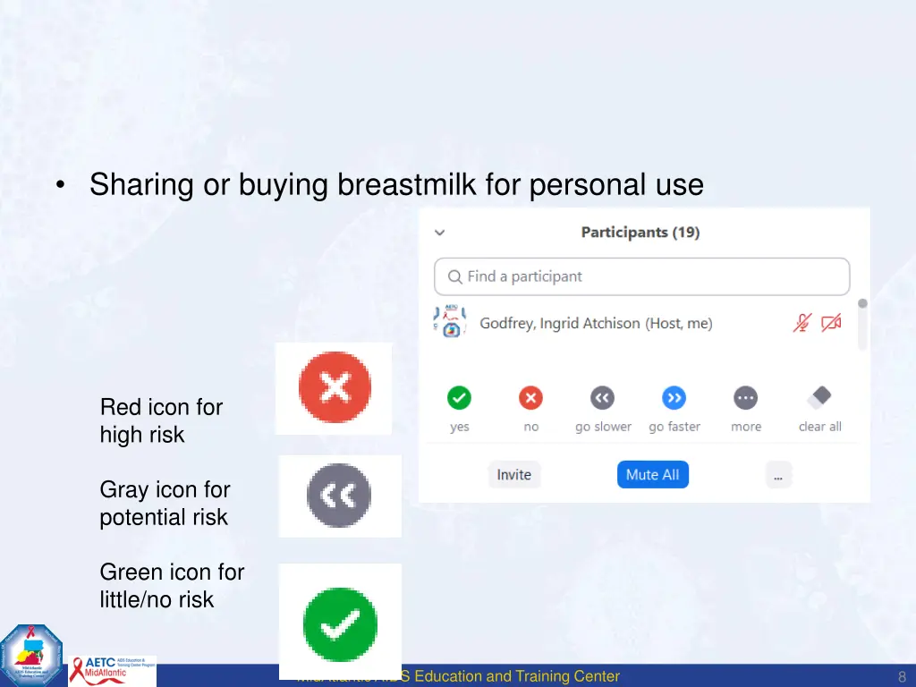 sharing or buying breastmilk for personal use