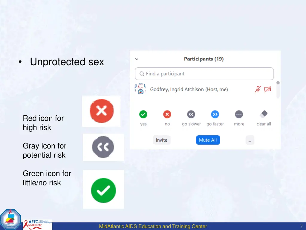 unprotected sex