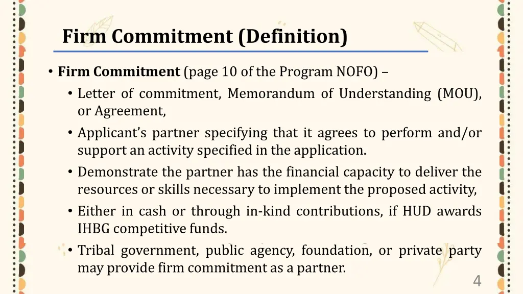 firm commitment definition