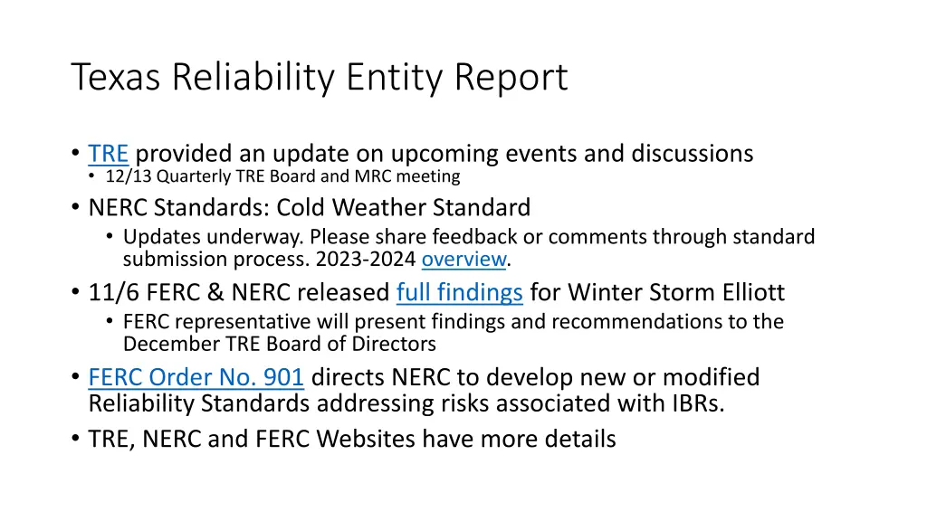 texas reliability entity report