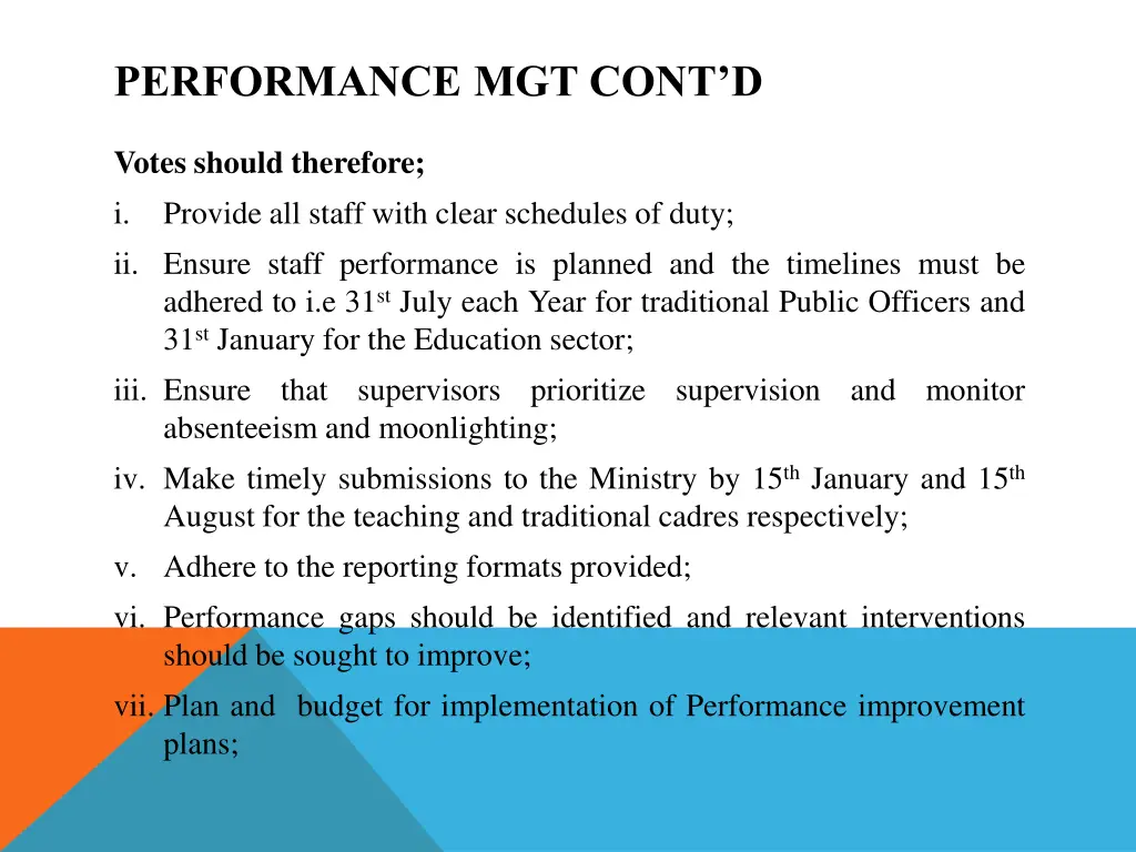 performance mgt cont d